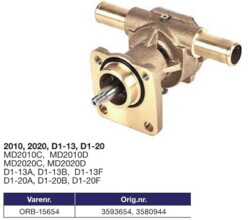 ORB-15654	Orbitrade Sea Pump. 2010, 2020, D1-13, D1-20