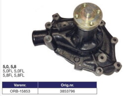 ORB-15853	Orbitrade Circulation pump. 5,0, 5,8
